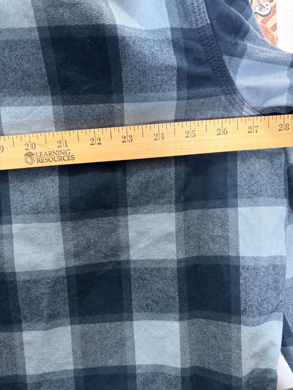 Carhartt Slate and Navy Plaid Button-Down Work Shirt - Picture 5 of 6